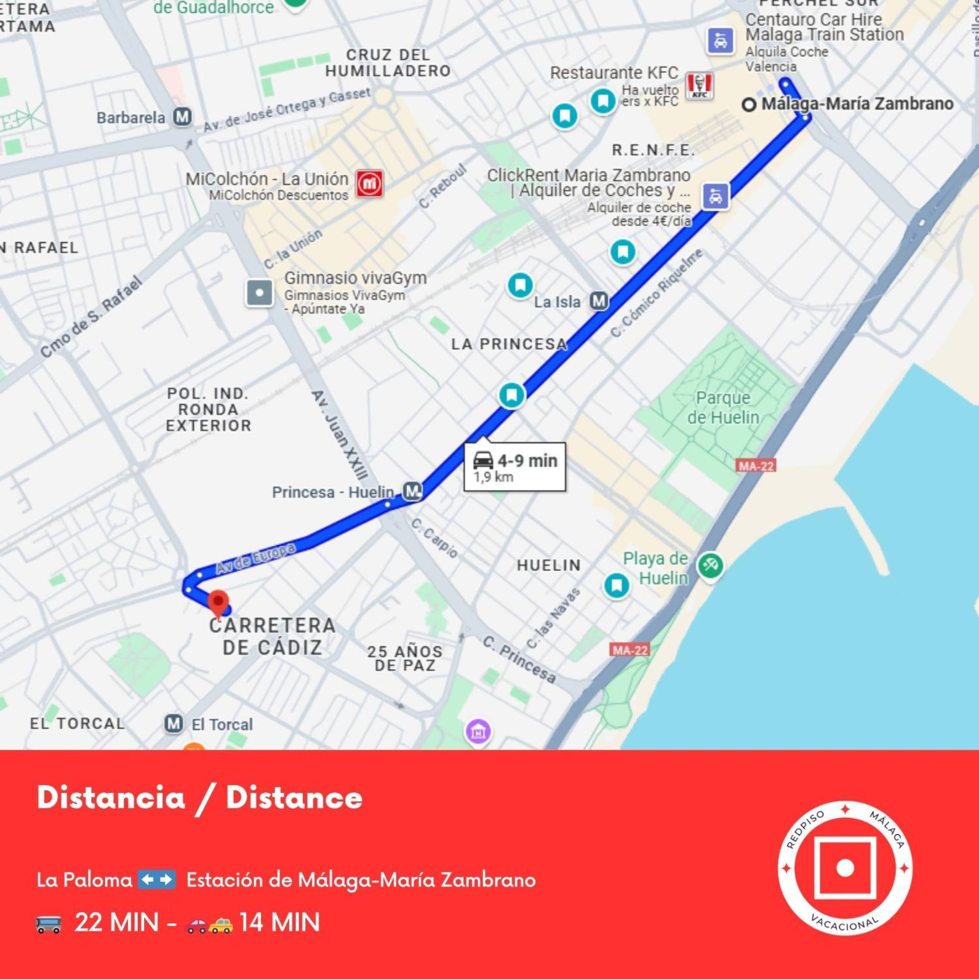 Apartamento La Paloma A Apartamento En 马拉加 外观 照片