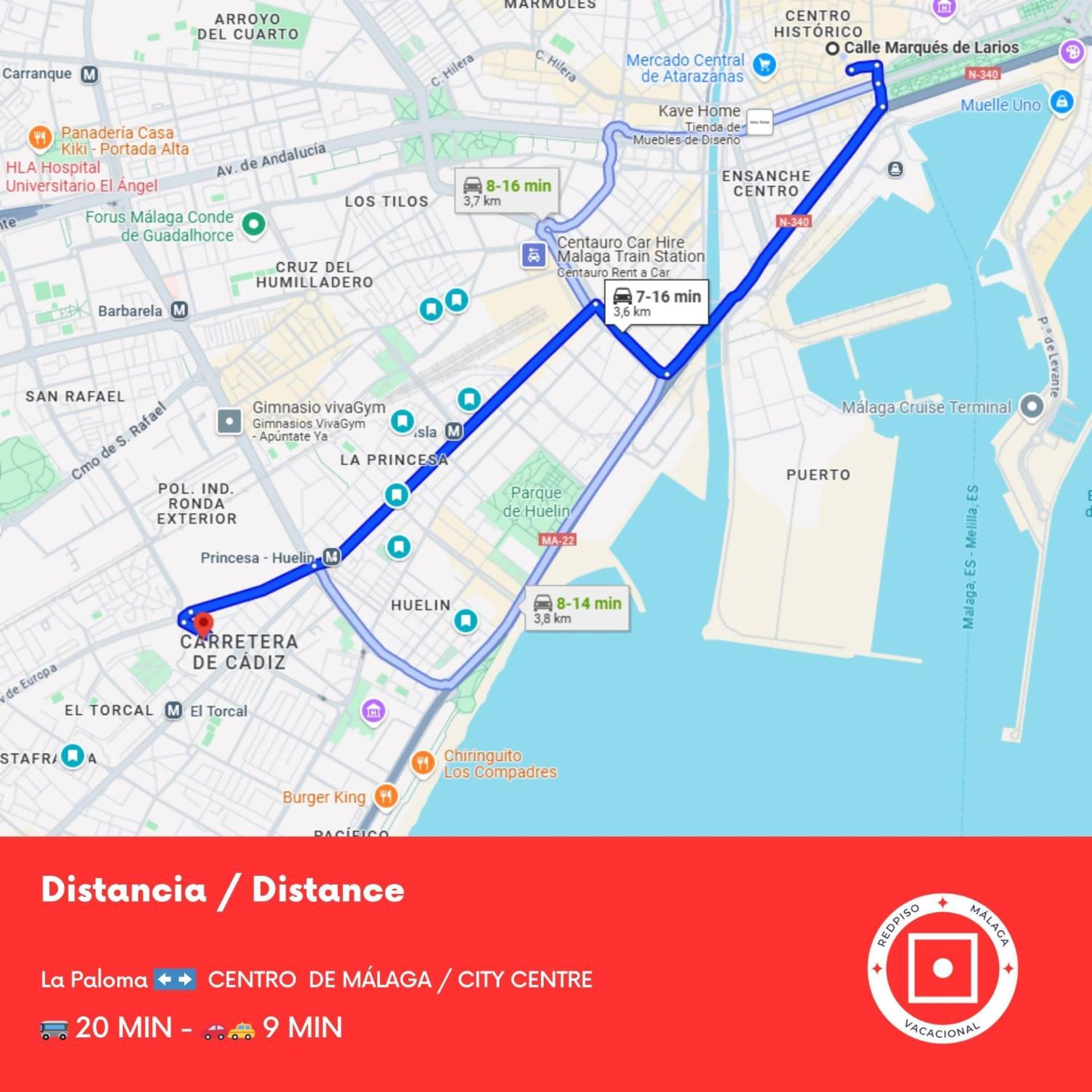 Apartamento La Paloma A Apartamento En 马拉加 外观 照片
